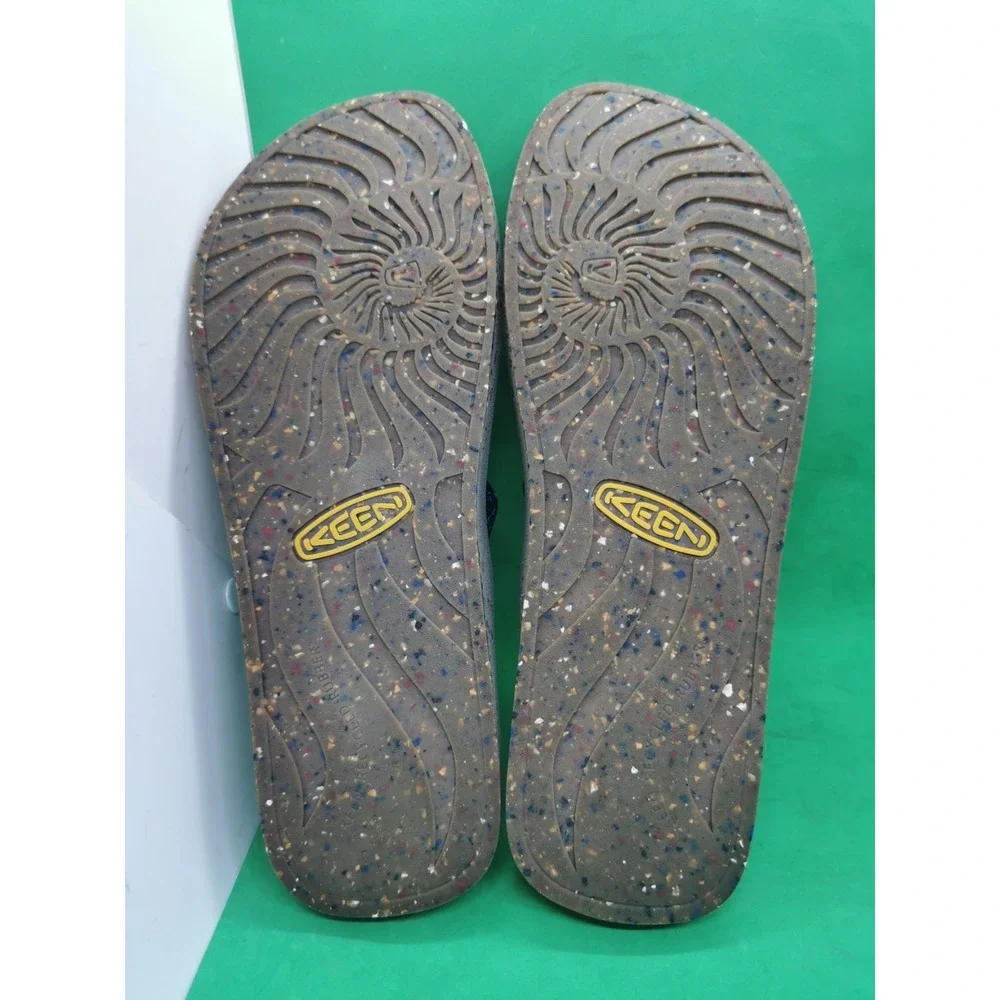KEEN Harvest Flip Flops Men's Size 12 Sandals Repurposed Sole Slip On